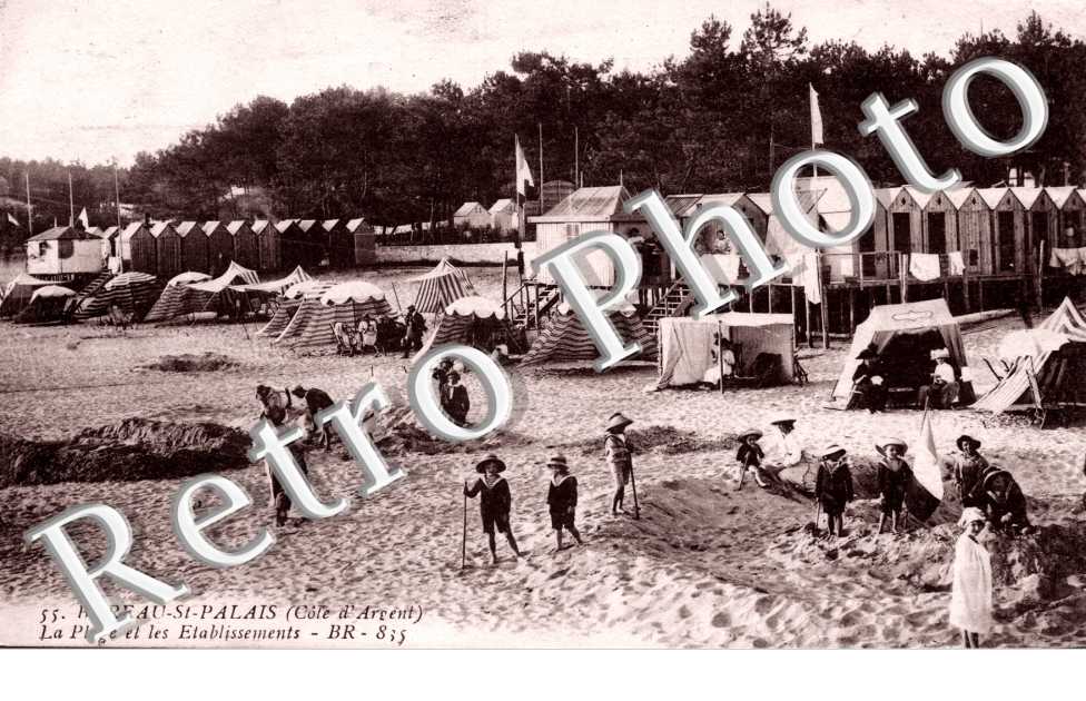 la Plage et les etablissements