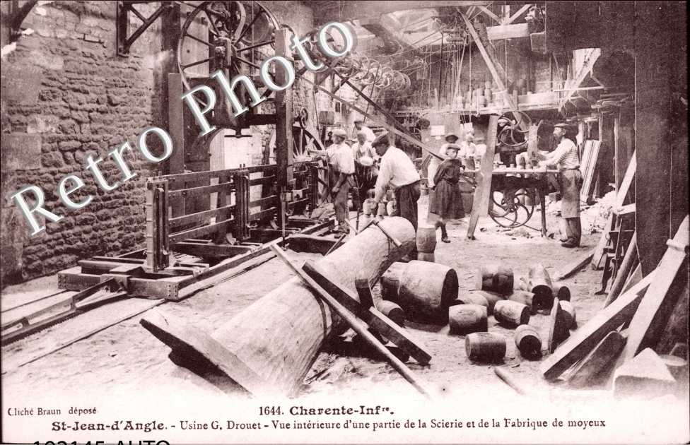 Usine G. Drouet, Vue de la Scierie et de la Fabrique de Moyeux