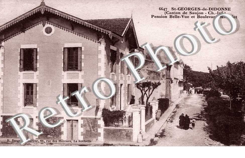 Pension Belle Vue et Boulevard Michelet