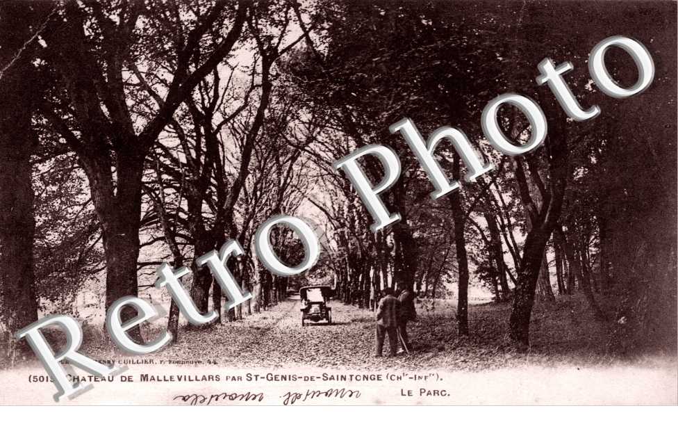 chateau de Mallevillars Le parc