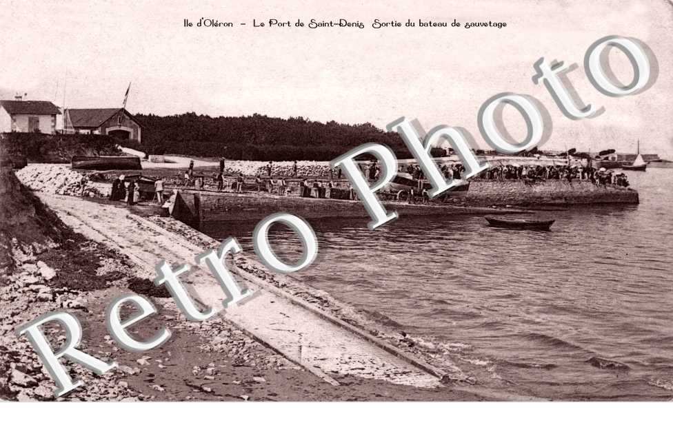 Port st-denis - sortie du bateau de sauvetage
