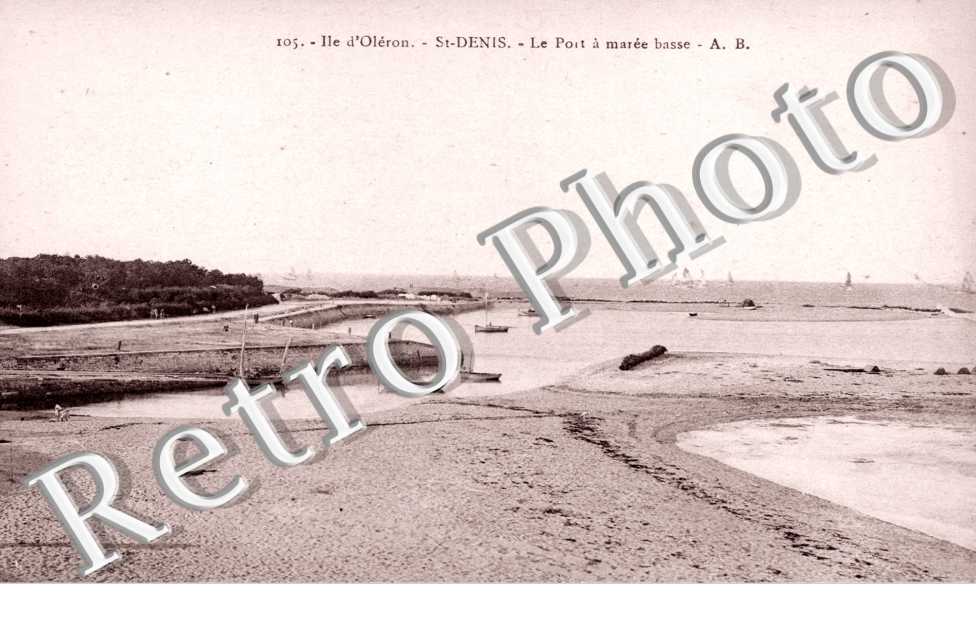 Le port à marée basse