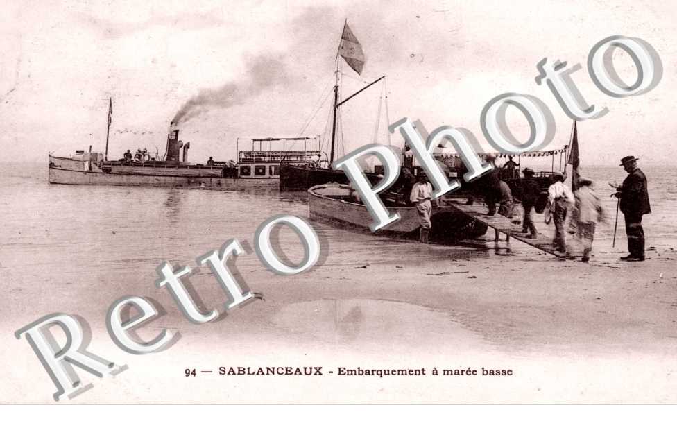 SABLANCEAUX embarquement a maree basse
