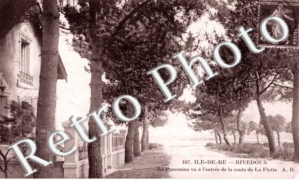 Panorama vu a l&#039;entree de la route de La flotte