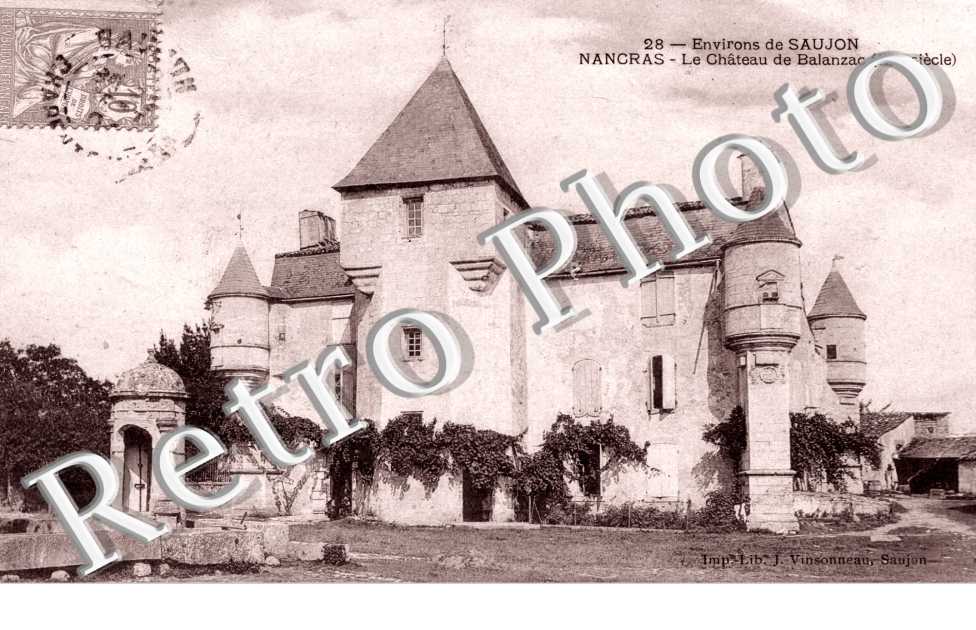 environs de Saujon, le chateau de Balanzac