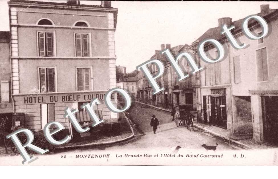 la Grande Rue et l&#039;hotel du Boeuf-Couronne