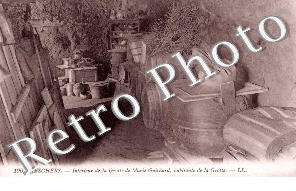 Interieur de la grotte de Marie Guichard