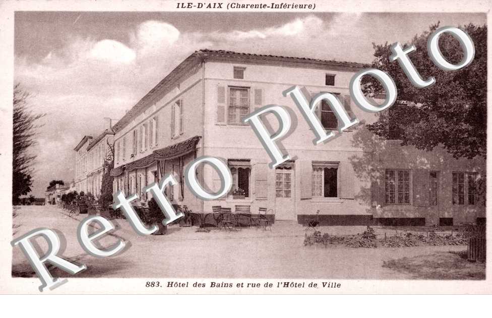hotel des bains et rue de l&#039;hotel de ville