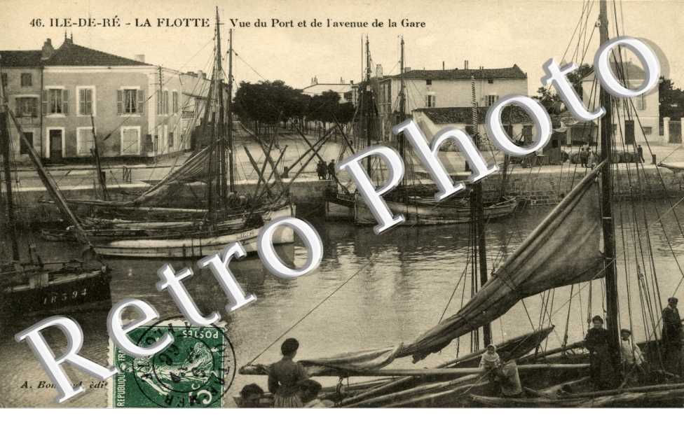 vue du port et de l&#039;avenue de la gare