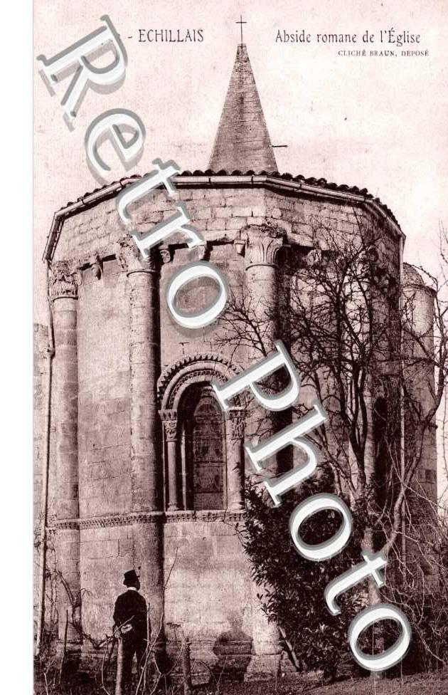abside romane de l&#039;eglise
