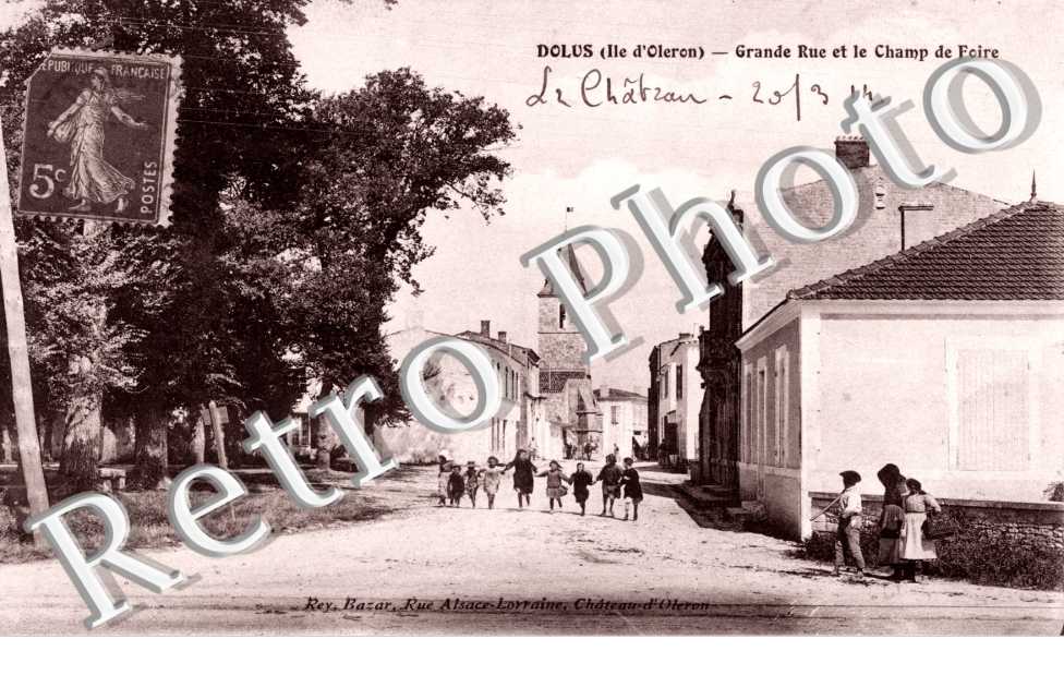 Grande rue et le champ de foire