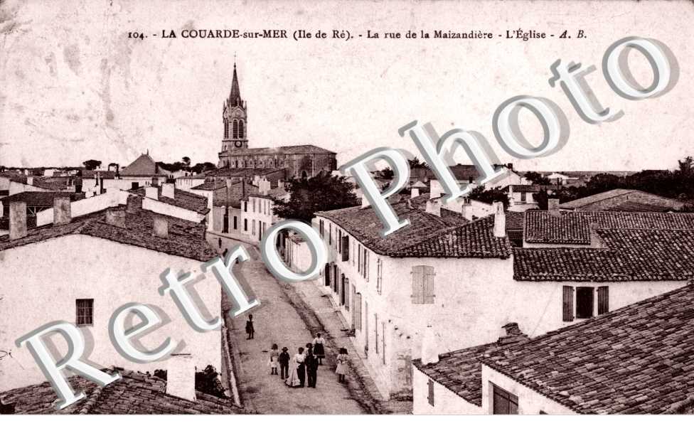La rue de la maizandiere - l&#039;eglise