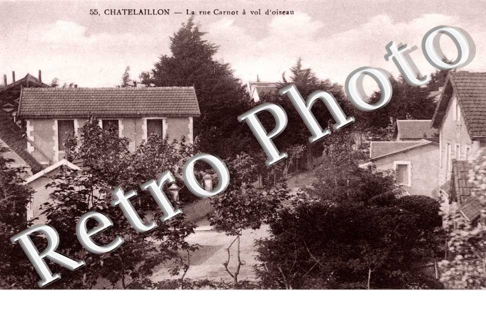 La rue Carnot a vol d'oiseau