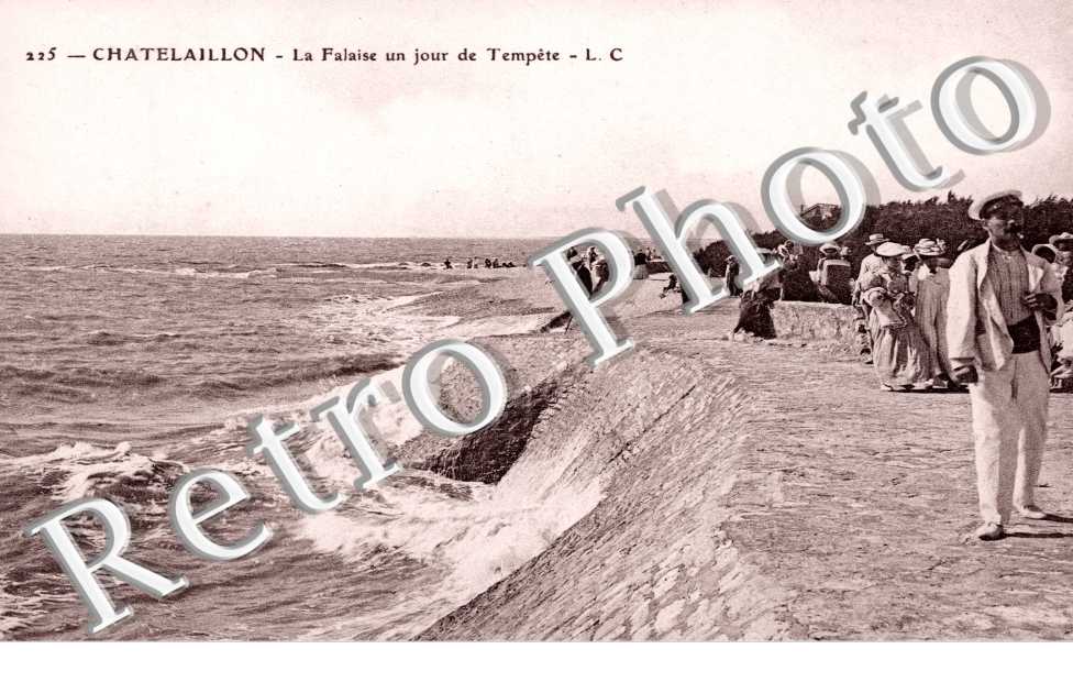 La falaise un jour de tempete