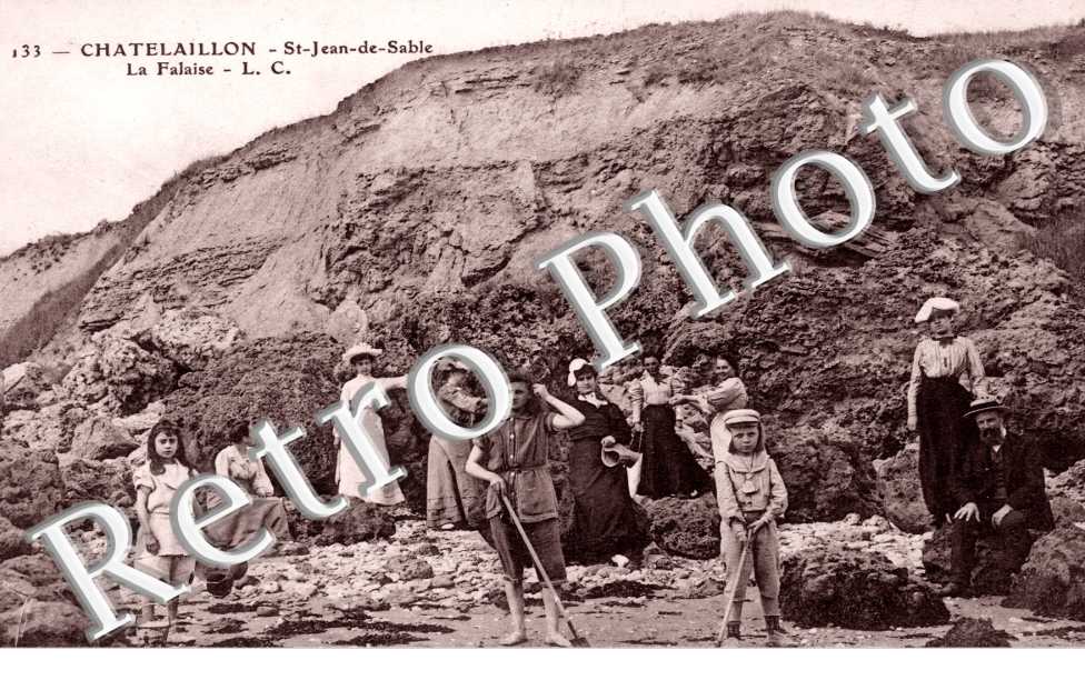St-Jean-de-Sable - la falaise