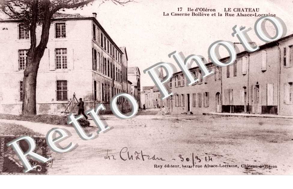 caserne Boileve et la rue Alsace-Lorraine