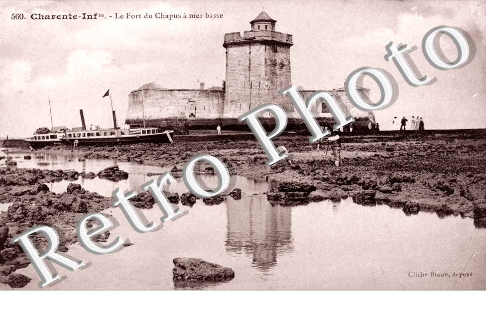 le fort du Chapus a mer basse