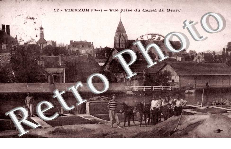 vue prise du canal du Berry