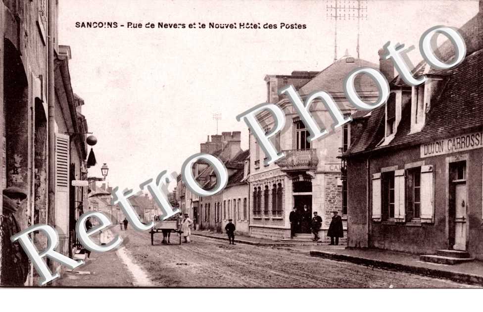 Rue de Nevers et le Nouvel Hotel des Postes