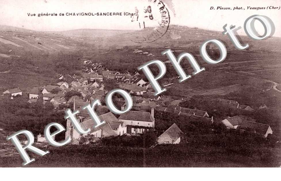 Vue générale de Chavignol - Sancerre