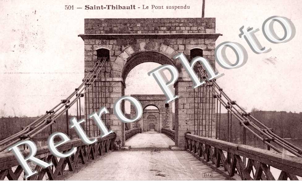 Saint-Thibault - le Pont Suspendu