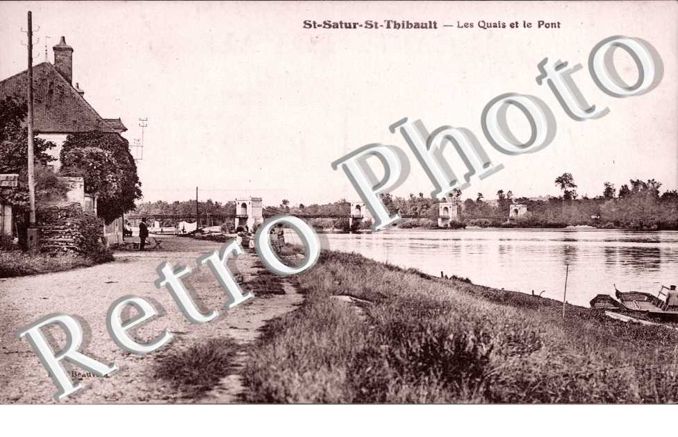Saint-Thibault - Les Quais et le Pont
