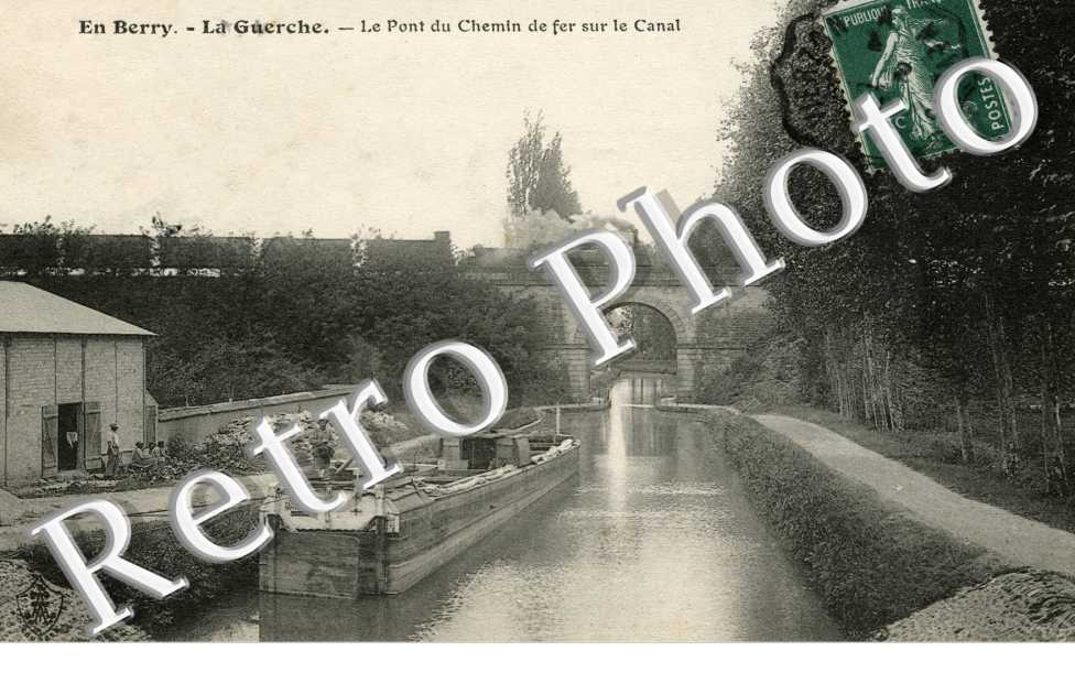 le pont du chemin de fer sur le canal