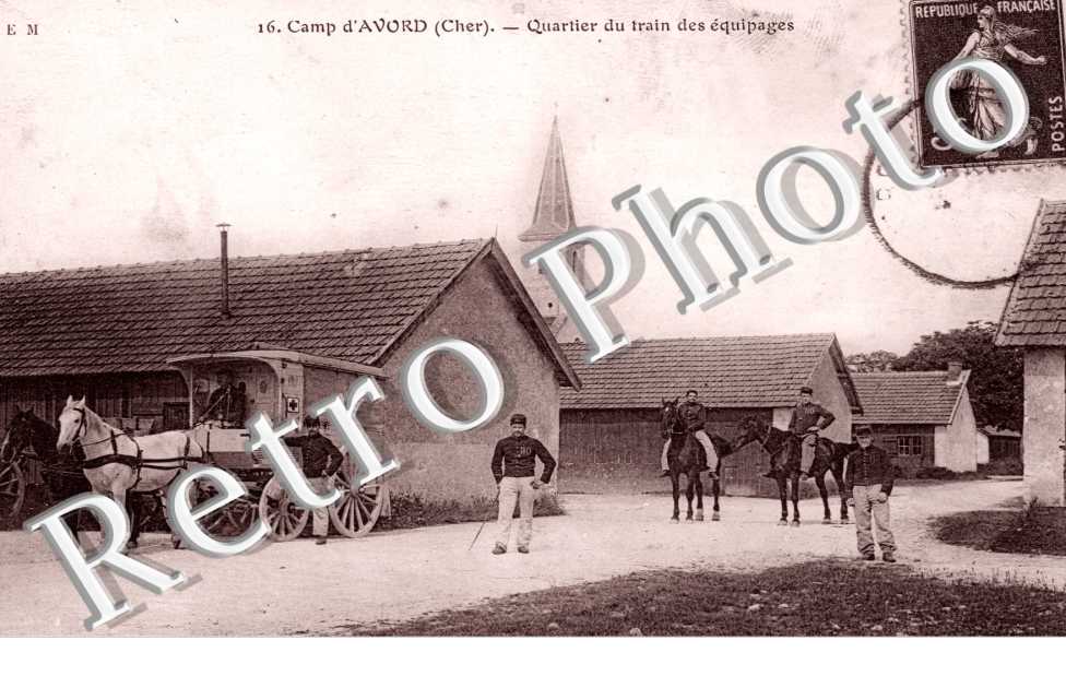 Camp d&#039;Avord, Quartier du train des equipages
