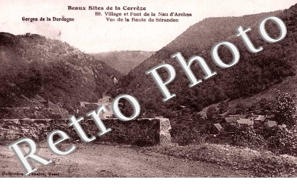 Village et Pont de la Nau d&#039;Arches
