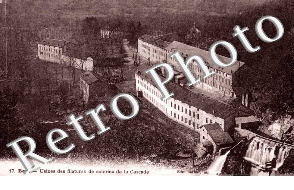 usines des filatures de soieries de la cascade