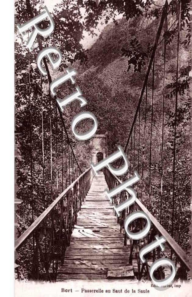 passerelle au saut de la Saule