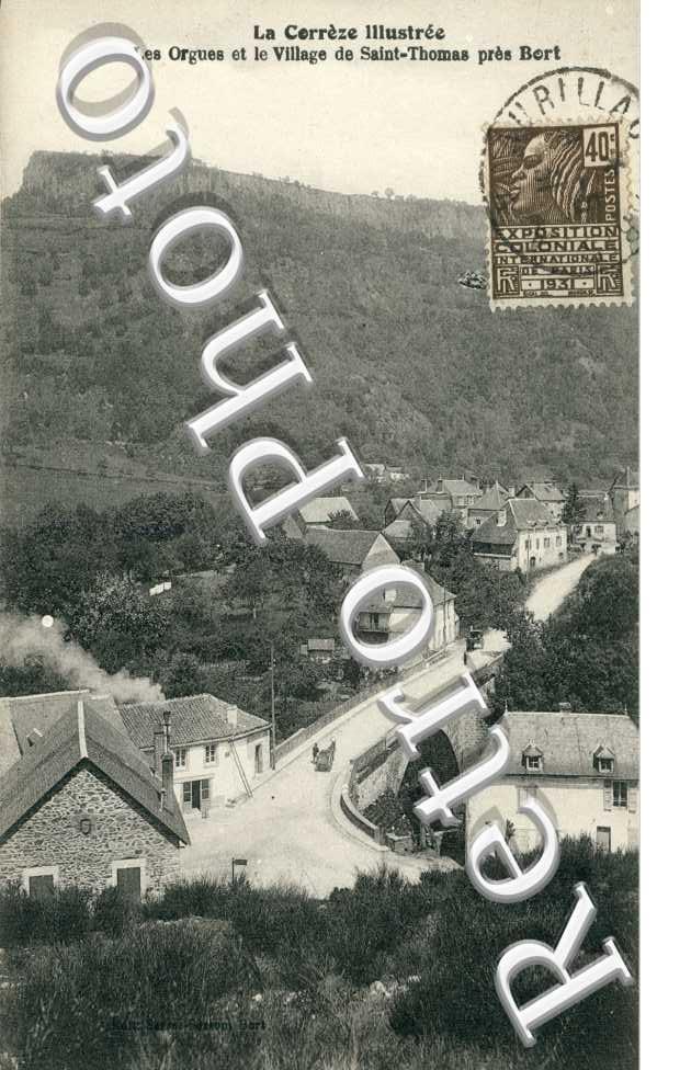 Les Orgues et le Village de Saint Thomas