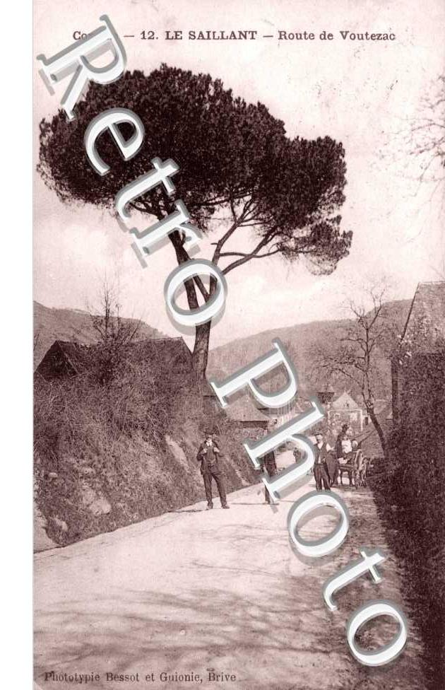 Le Saillant, Route de Voutezac