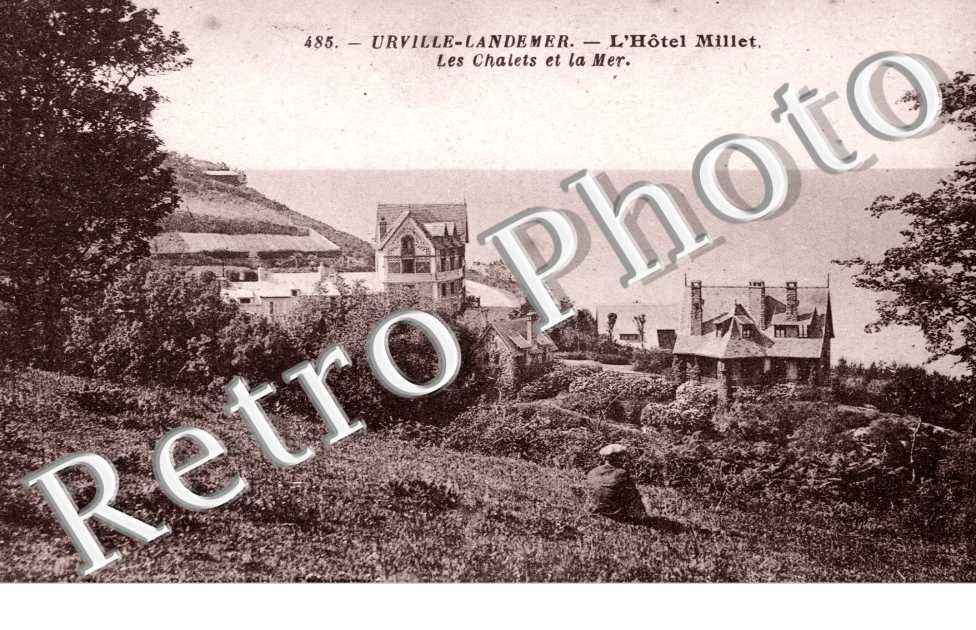 l&#039;Hôtel Millet, les Châlets et la Mer