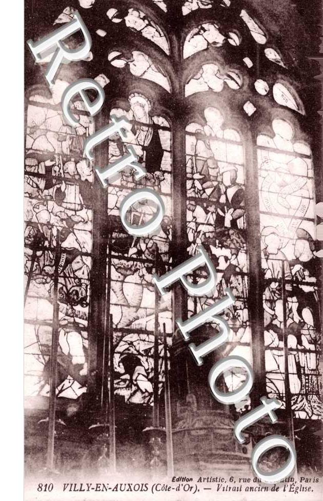 Vitrail ancien de l'Eglise