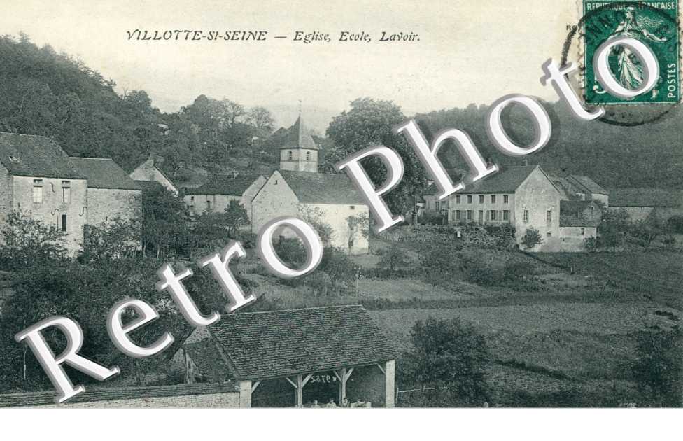 Eglise, école, lavoir