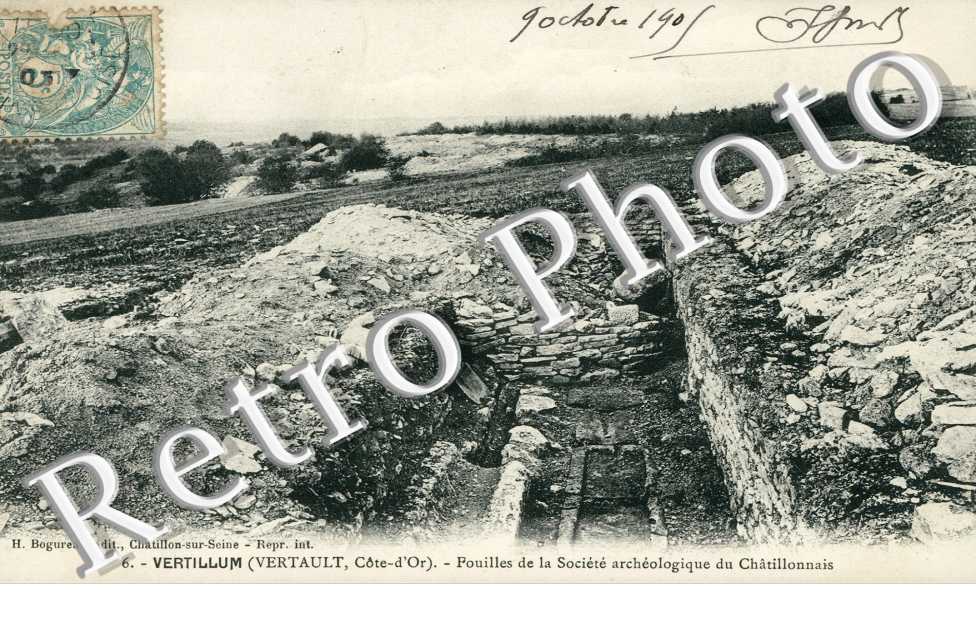 Vertillum, Fouilles de la Societe archeologique du Chatillonais