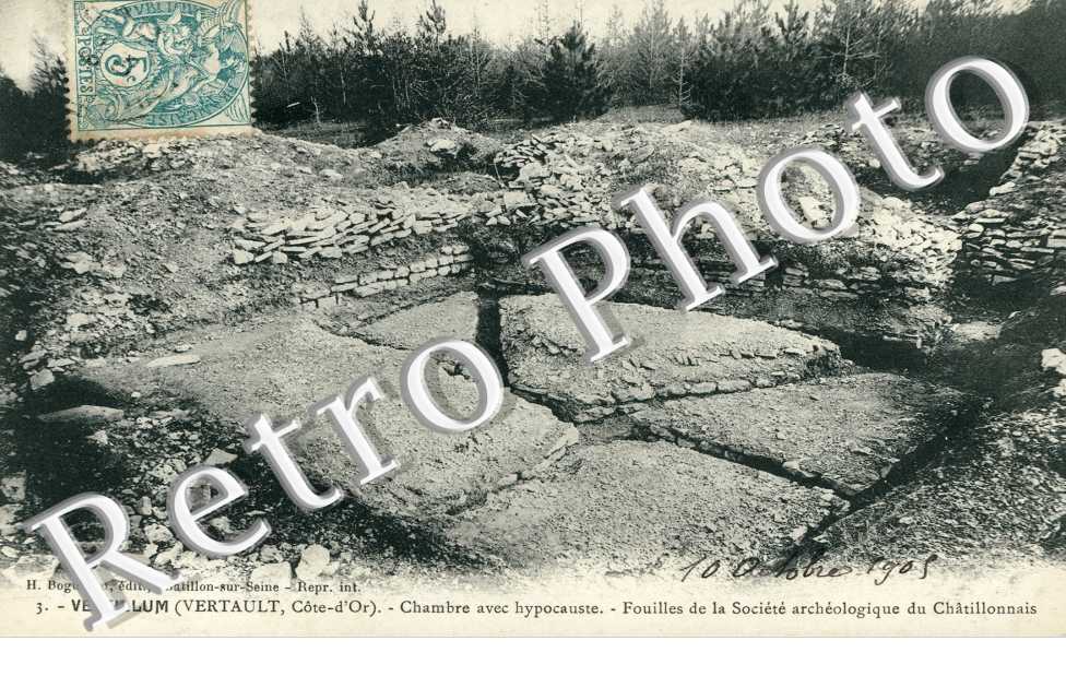 Vertillum, Fouilles de la Societe archeologique du Chatillonais
