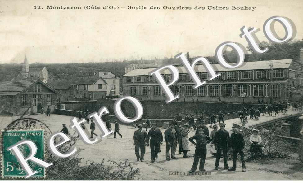 MONTZERON  -  Sortie des Ouvriers des Usines Bouhay