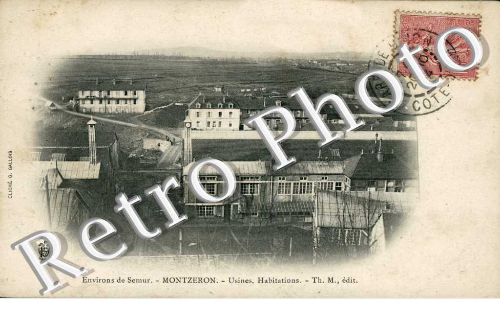 environs de Semur, usines