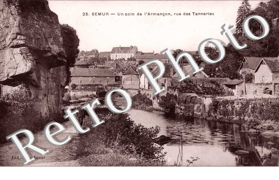 Un coin de l'Armancon - rue des tanneries