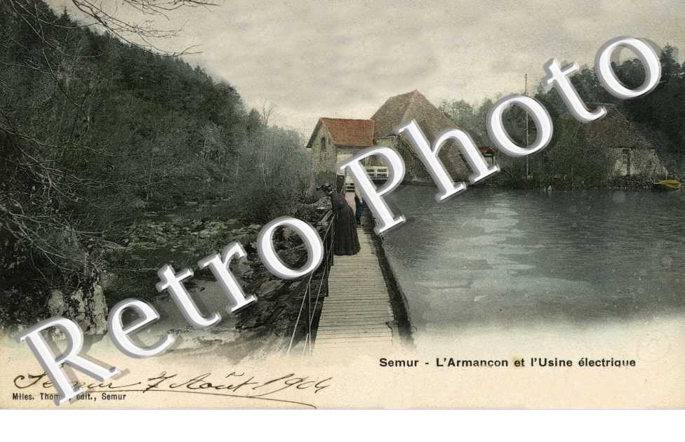l'Armancon et l'usine electrique