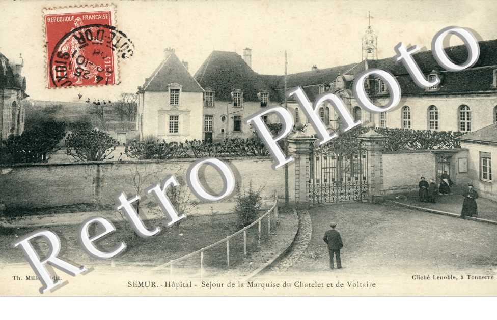 Hopital, Sejour de la Marquise du Chatelet et de Voltaire
