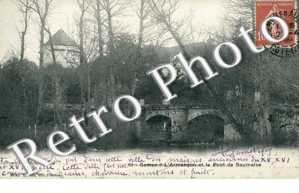 L'Armancon et le Pont de Saumaise