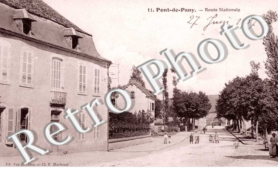 Pont de Pagny, Route Nationale