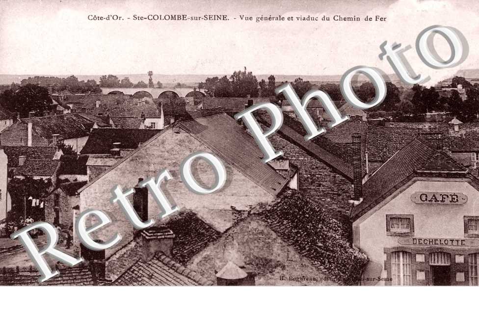 Vue generale et Viaduc du Chemin de Fer