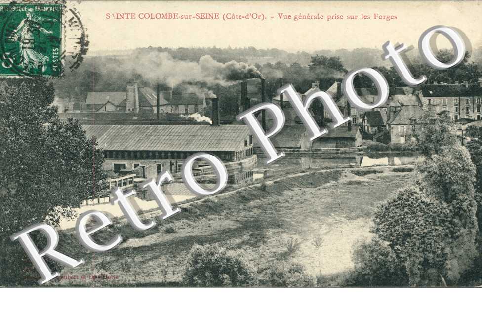 Vue generale prise sur les forges