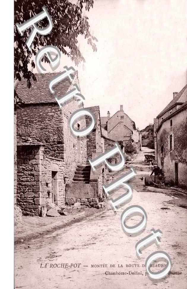 Montee de la route de Baubigny