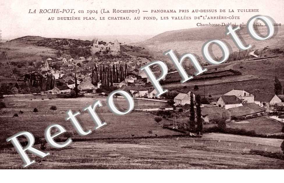 panorama pris au dessus de la tuilerie