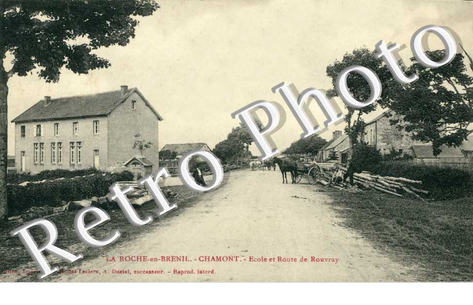 route de rouvray et ecole